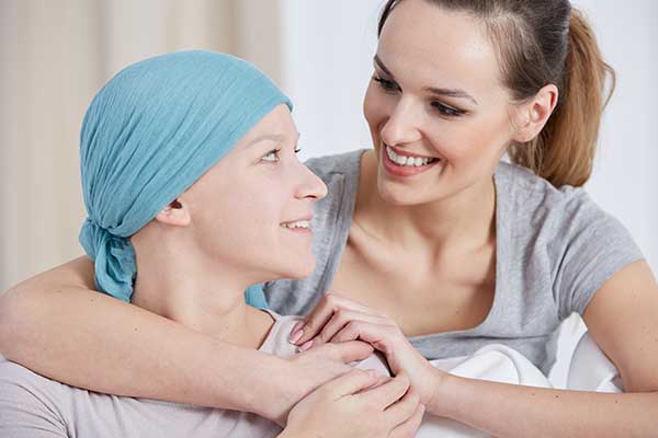 cancer patient and friend