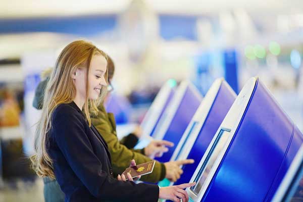 airport kiosk