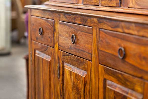 wood cabinets