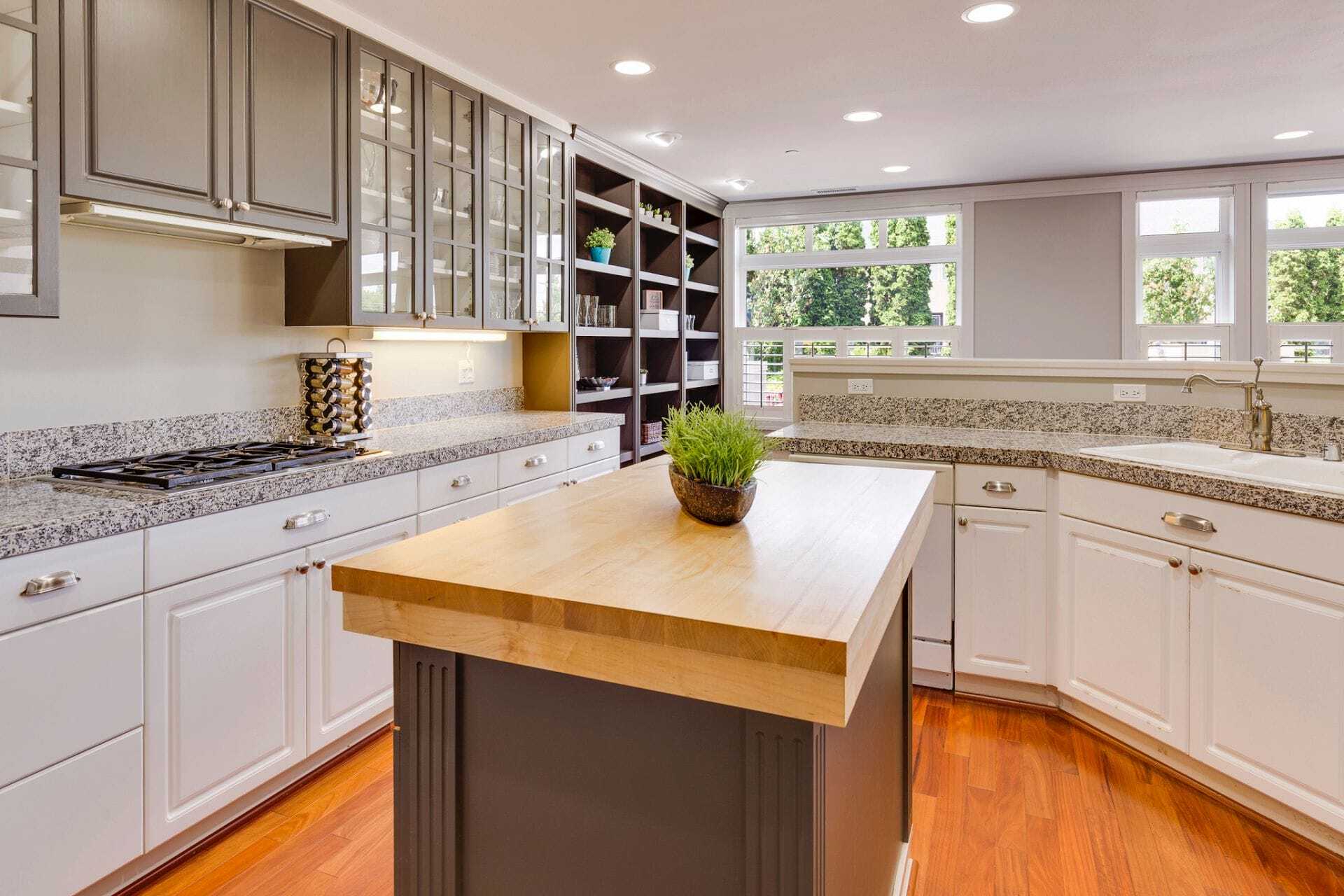 cleaning countertops