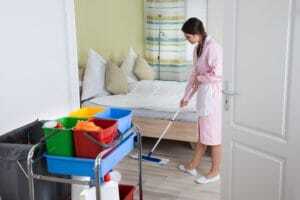 What does maid service include