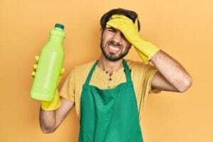 What sort of problems can be experienced during cleaning