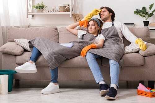 How do you stop being stressed about cleaning
