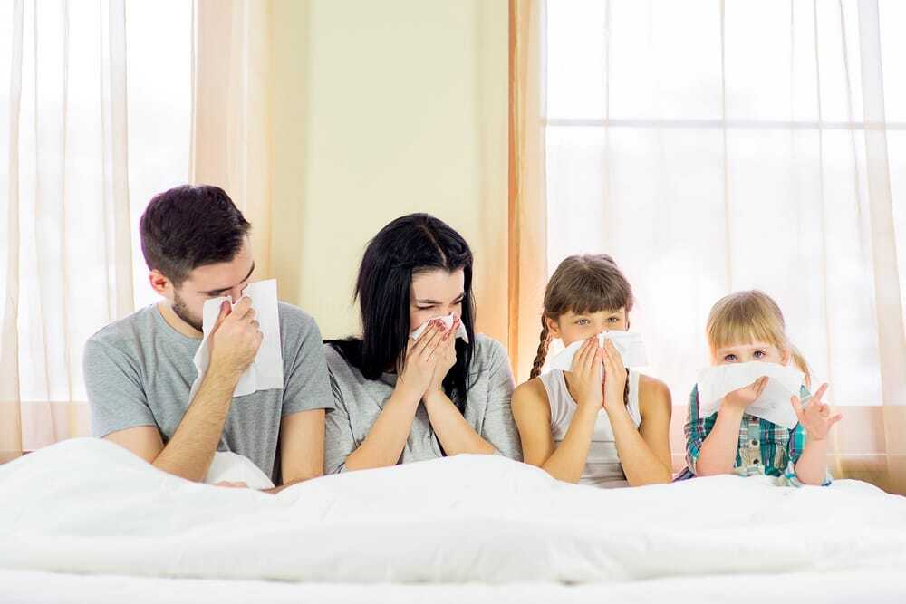 Professional house cleaning reduces home allergens and improves indoor air quality