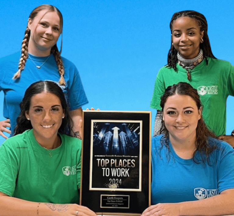 Castle Keepers Greenville house cleaning team photo