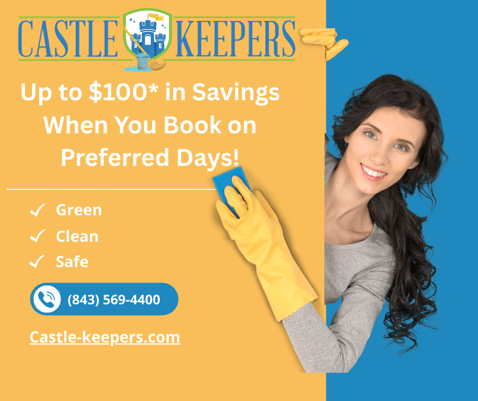 Castle Keepers Charleston house cleaning service advertisement