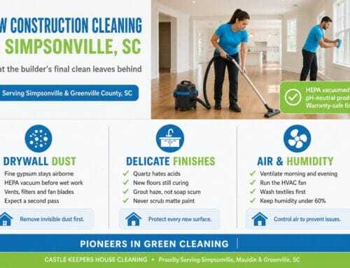 New Construction House Cleaning in Simpsonville, SC
