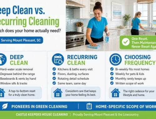 Deep Clean vs. Recurring Cleaning in Mount Pleasant