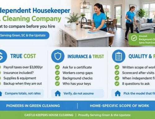 Hiring a Housekeeper in Greer, SC: Independent vs. Company