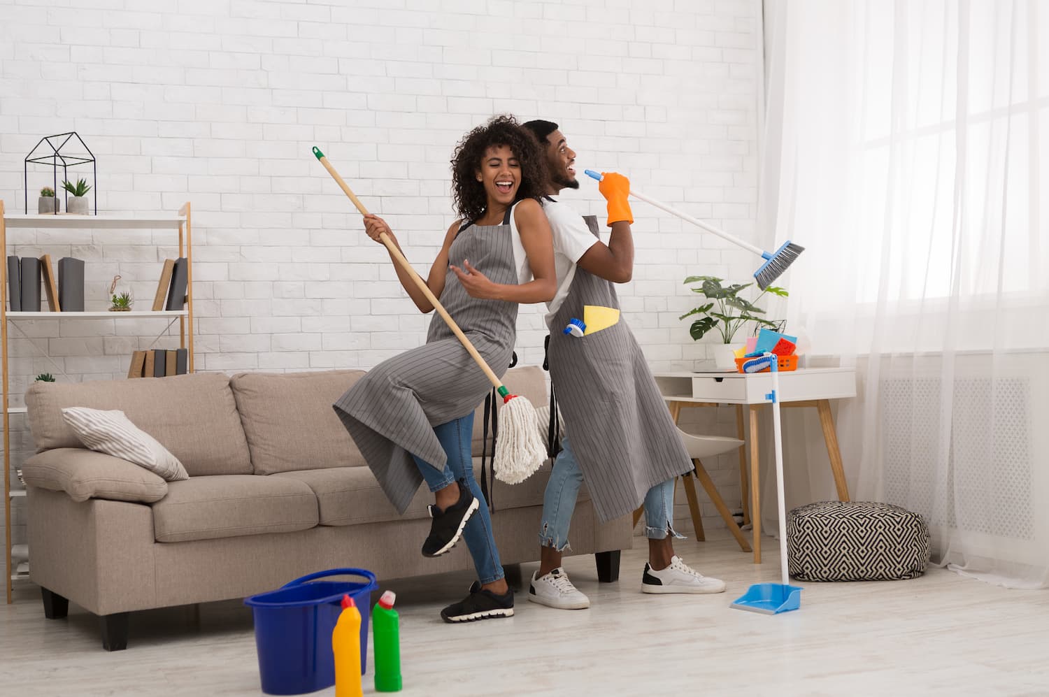 What is the fastest way to clean a house